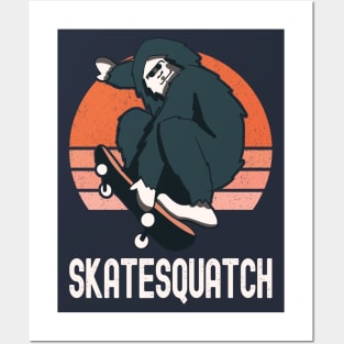 SkateSquatch Posters and Art